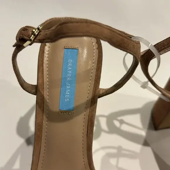 Draper James NWT Platform Suede Sandals in a Tan color, few smudges, no Box. - Picture 8 of 16
